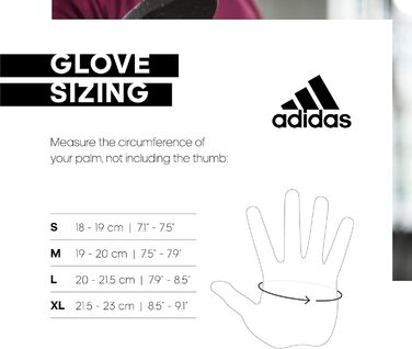 Рукавички Adidas Essential білі, регульовані, розмір M (19-20 см)