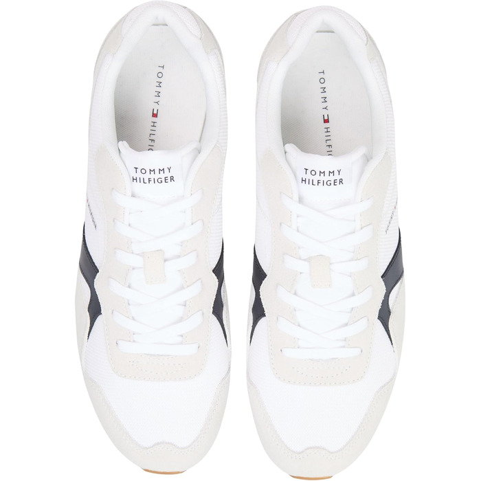 Кросівки Tommy Hilfiger Runner Icon Mix FM0FM05679 - низькі, 44 EU, білі