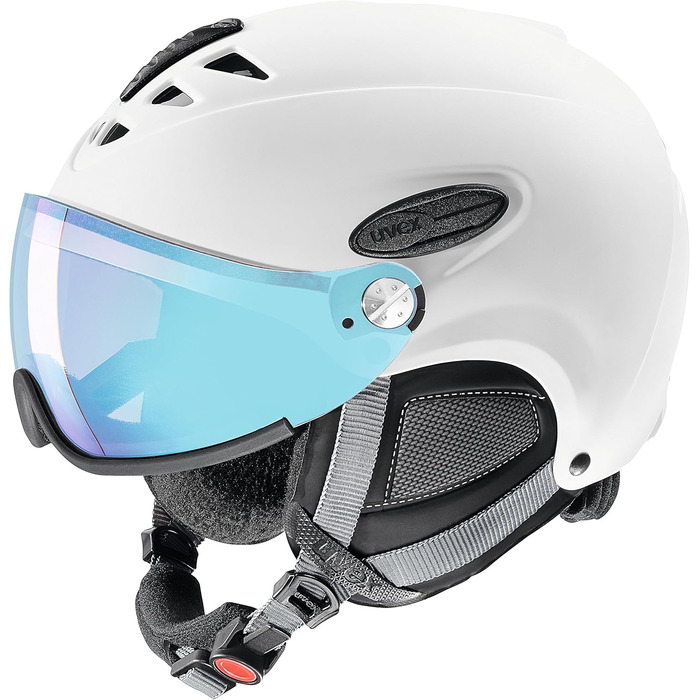 Лижний шолом Uvex HLMT 300 Vario, 55-58 см, білий матовий, фотохромна лінза
