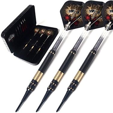 CUESOUL Dragon Deluxe набір м'яких дартсів з люкс кейсом, 16 г