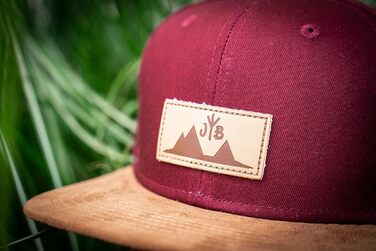 Кепка-снепбек Jumping Bird унісекс, регульована бейсболка для прогулянок, бордова, один розмір