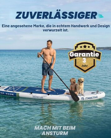 SUP-дошка iTAOSTAR Adventure 365x88/99 см, надувна, з сидінням, темно-зелена – для підлітків та дорослих