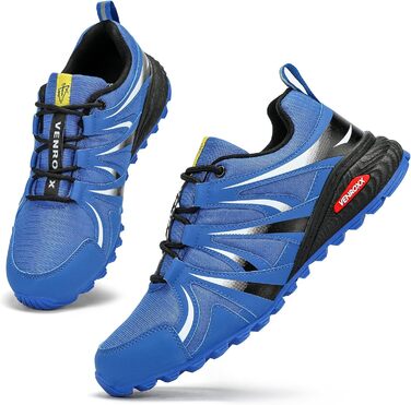 Чоловічі трейлранні кросівки для хайкінгу та трекінгу. Легкі, дихаючі, з антиковзкою підошвою. Розміри 39-48, синій колір.