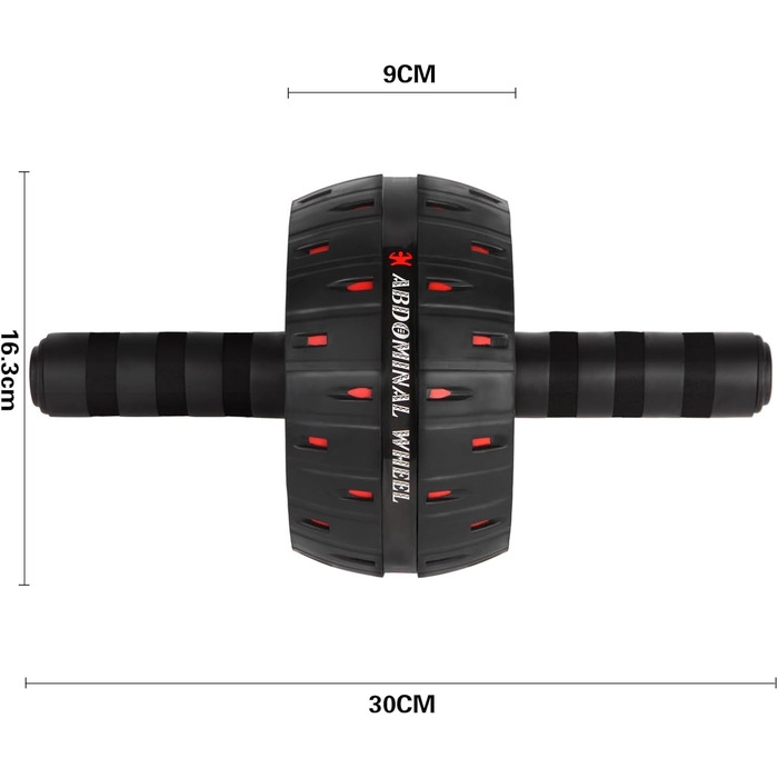 Ролер для пресу YIFMOO з килимком для колін, комплект: ролик для пресу, тренажер для пресу, підходить для початківців та професіоналів, неслизьке обладнання для тренування пресу вдома, фітнес-обладнання
