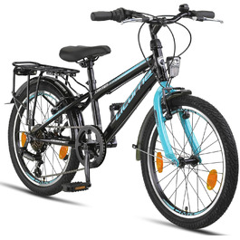 Дитячий гірський велосипед Licorne Bike Carter Premium 20 дюймів, 6-швидкісна Shimano, для хлопчиків та дівчаток