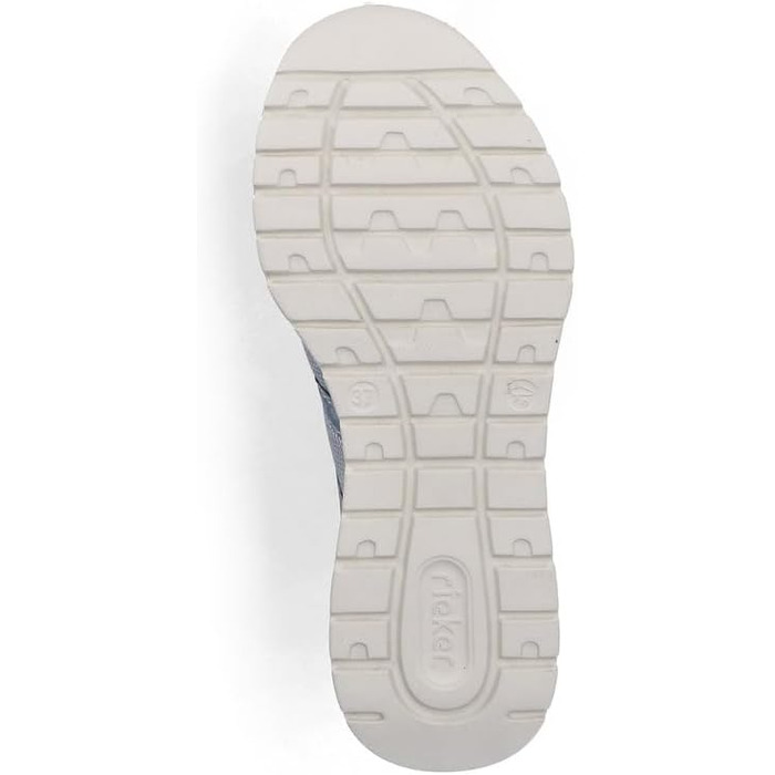 Кеди жіночі Rieker M6061 Slip-On, сині комбіновані, 39 EU - зручне взуття для повсякденного носіння