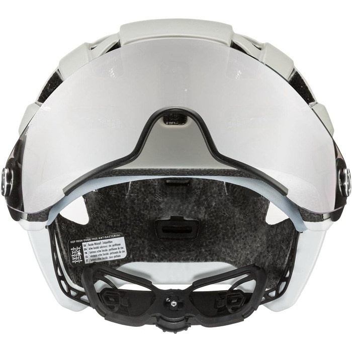 Велосипедний шолом Uvex Finale Visor з LED-ліхтарем, міський, унісекс, захисний, фільтр категорії 1