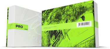 Гольф м'ячі VICE Pro Neon Lime 2020, 12 шт, 3-шарові, уретан, для досвідчених гравців, високий спін, максимальний контроль