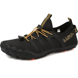 Зітоп Водні черевики для жінок та чоловіків, унісекс, швидко сохнуть, для плавання, серфінгу, йоги, туризму (36-46 EU), чорний