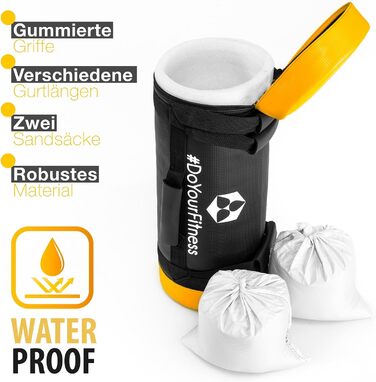 Фітнес мішок Power Bag Carolous 5-30 кг для функціонального тренування, силових і кардіо вправ, нейлонова оболонка з посиленими швами