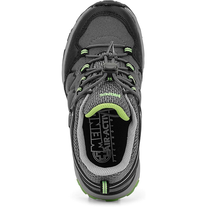Дитячі трекінгові черевики Meindl Crib Shoe 34 EU, антрацит-зелений