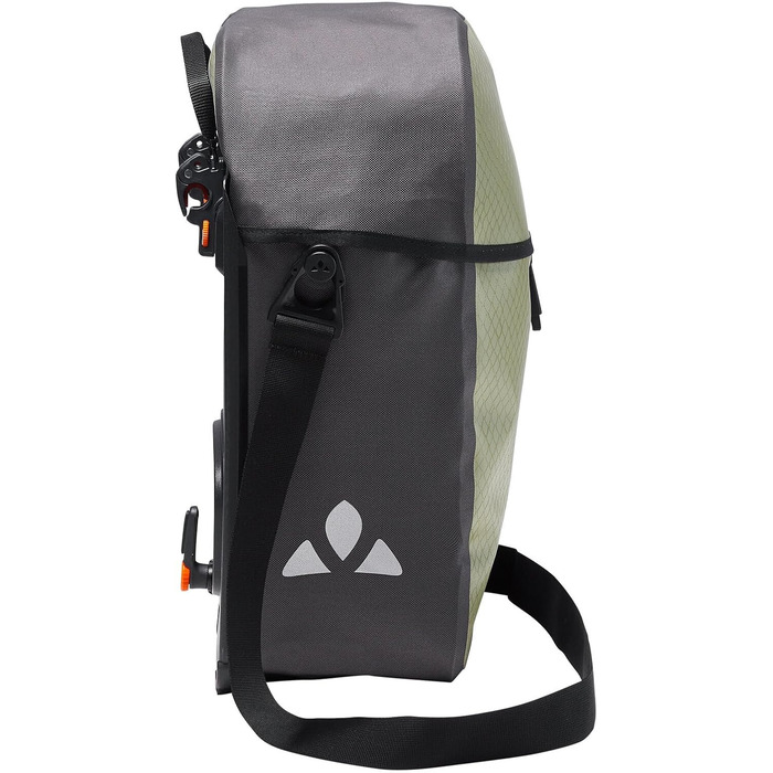 Велосумка VAUDE Aqua Commute Single 26 л, водонепроникна, для багажника, німецька, Fango