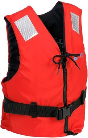 Спасальний жилет Leader International для дорослих, червоний, 30-50кг, для водних видів спорту, плаваючий, 50N