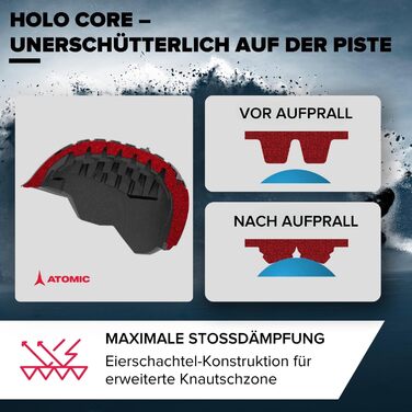 Шолом Atomic Revent Lite для гірськолижного спорту та сноубордингу, блакитно-сірий, 55-59