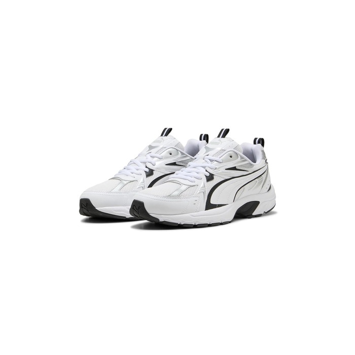 Кросівки Puma Milenio Tech чоловічі білі, чорні, срібні - 47 EU