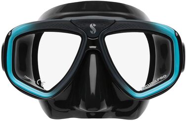 Маска для підводного плавання Scubapro Zoom EVO, чорна/бірюзова