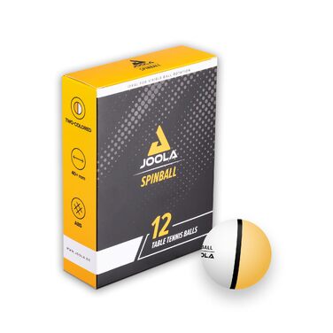 Набір багатокольорових м'ячів для настільного тенісу JOOLA Spinball TT-Ball, 40 мм, унісекс