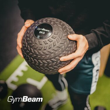 М'яч для тренувань GymBeam Slam Ball 6 кг - медичний м'яч для силових та кардіотренувань, ідеальний для домашніх тренувань, міцний PVC з неслизькою поверхнею