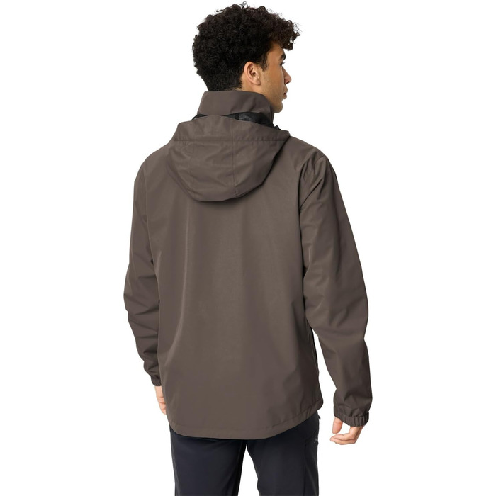 Чоловіча водонепроникна куртка VAUDE Escape light Jacket — вітрівка з мембраною, дихаюча, колір deer brown, розмір 4XL