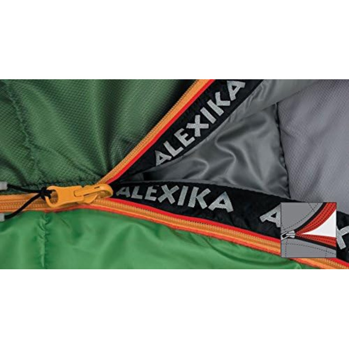 Спальний мішок ALEXIKA Nord Unisex, червоно-сірий, 80x220x55 см, 9227.0106