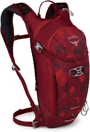 Велосипедний рюкзак Osprey Salida 8, червоний, для жінок
