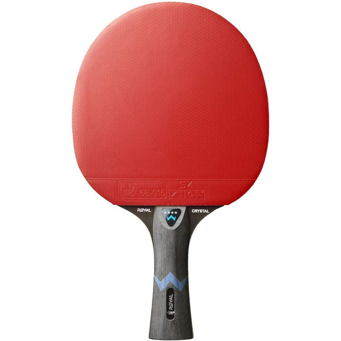 Настільний тенісний ракетка STIGA Royal Crystal, швидкісний, з ITTF-сертифікованим покриттям Star 4, 2,0 мм губка, технологія Crystal, для професійної гри у пінг-понг