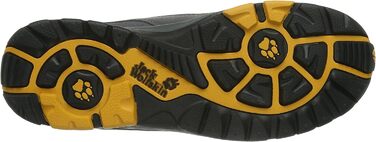 Дитячі трекінгові черевики Jack Wolfskin Ambition Texapore, 32 EU, чорний/жовтий