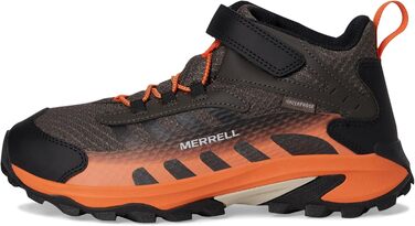 Черевики Merrell Moab Speed 2 Mid Waterproof з альтернативною застібкою (33 EU, Gunsmoke Orange)