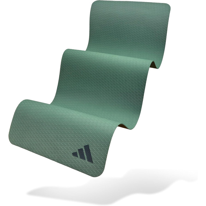 Килимок для йоги Adidas Legend Ivy, 4 мм, 176 x 61 см, протиковзна структурована поверхня, екологічний матеріал