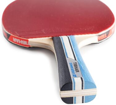 Настільний тенісний ракетка Tibhar Powercarbon XT, універсальна та атакуюча, ITTF, жовта