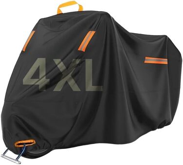 Захисний чохол для мотоцикла Motorrad 4XL, 295x110x140 см, водонепроникний, UV-стійкий, для зберігання на вулиці