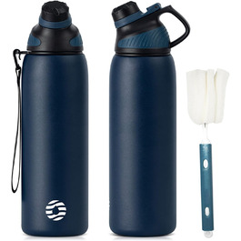 Термобутилка Fjbottle з нержавіючої сталі для води та напоїв, магнітна кришка, об'єм 400/600/800/1000/1500 мл, спортивна, герметична, без BPA, для дітей та дорослих, підходить для газованої води, школа, спорт, фітнес