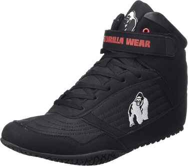 Кросівки Gorilla Wear High Tops чорного кольору - для бодібілдингу та фітнесу, чорний, 39 EU (жіночі та чоловічі)