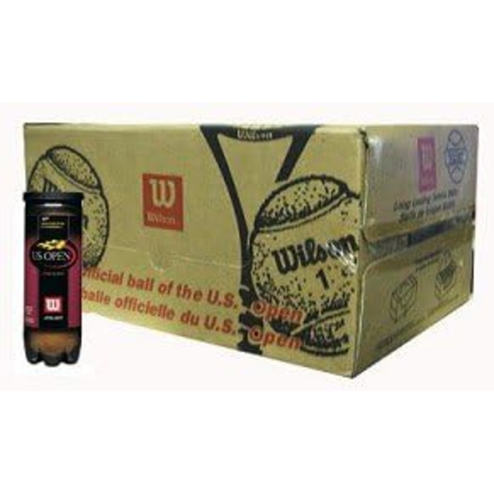 Тенісні м'ячі Wilson US Open Regular Duty, кейс
