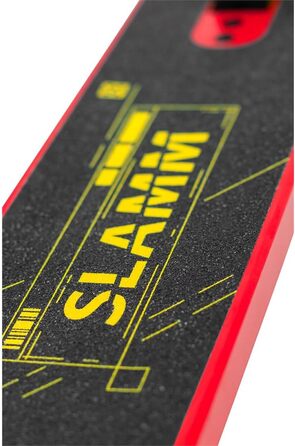 Трюковий самокат Slamm Classic Mini 110 мм для дітей та підлітків, низька платформа, початковий рівень, червоний