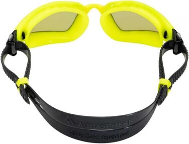 Окуляри для плавання Aquasphere Kayenne Pro Titanium Mirror, дзеркальні, неон-жовті, універсальний розмір