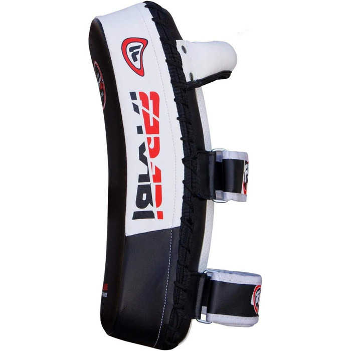 Набори для ударів Farabi Sports Curved Kick Pads (пара), чорні – для кікбоксингу, MMA, муай-тай, кікбоксингу та тренувань