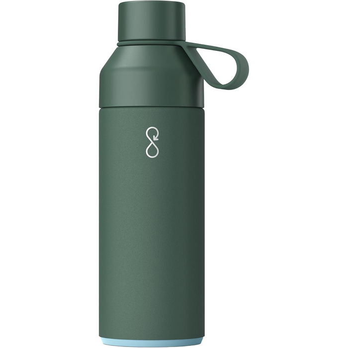 Ocean Bottle - багаторазова пляшка для води з переробленої нержавіючої сталі, екологічна, лісово-зелена, 500 мл