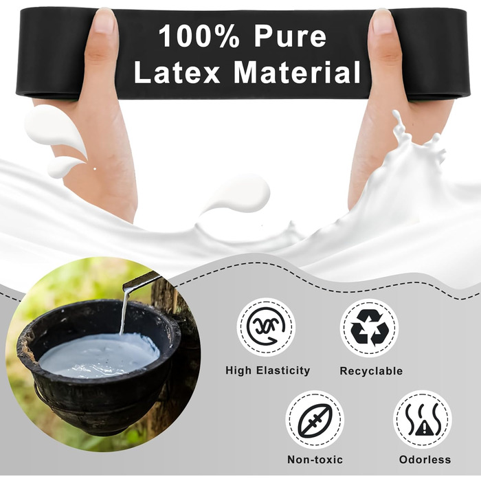 Гума для фітнесу, еластична стрічка для силових тренувань, йоги та пілатесу, 3 шт.