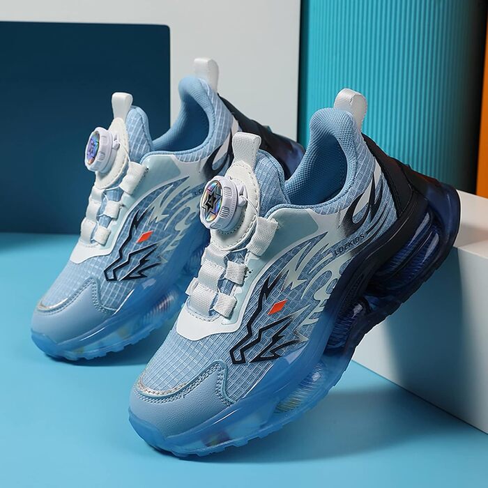 Дитячі кросівки Kindi: спортивні, легкі, дихаючі, для бігу, розмір EU 28-39, блакитні