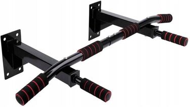 Климмер на стіну ASATO® 4-в-1 – до 200 кг, турнік з дип-станцією, сталь, 95 см, для дому