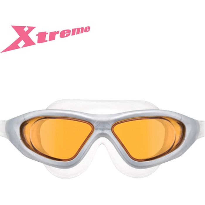 Окуляри для плавання View Xtreme коричнево-сріблясті, антифог, захист від UV