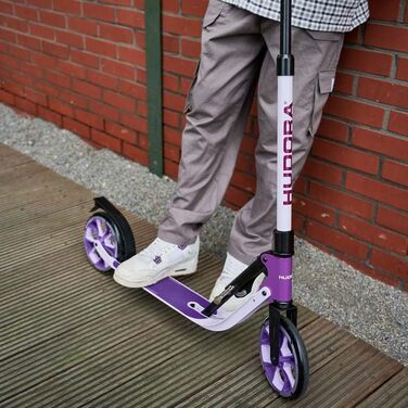 Самокат HUDORA BigWheel 205 Advanced з тросовим замком