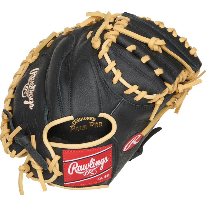 Рукавиця бейсбольна Rawlings Select Pro Lite Youth (11 дюймів) для інфілдера/кетчера, права рука, чорна