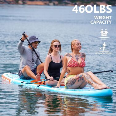 Надувний SUP Борд 11'6' x 34' x 6' для дорослих та підлітків, комплект преміум аксесуарів, вантажопідйомність 210 кг