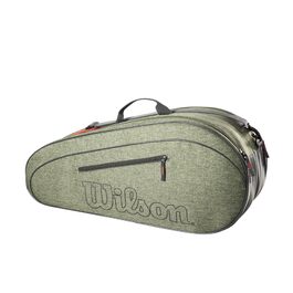 Сумка для тенісних ракеток Wilson Team Heather Green/Grey - професійна, для 6 ракеток