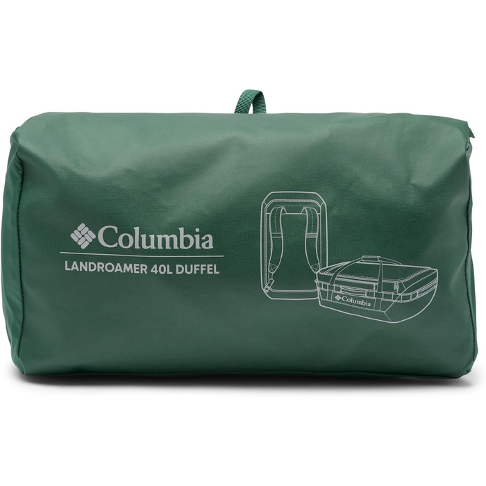 Спортивна сумка Columbia Landroamer 40L - унісекс, чорний та зелений
