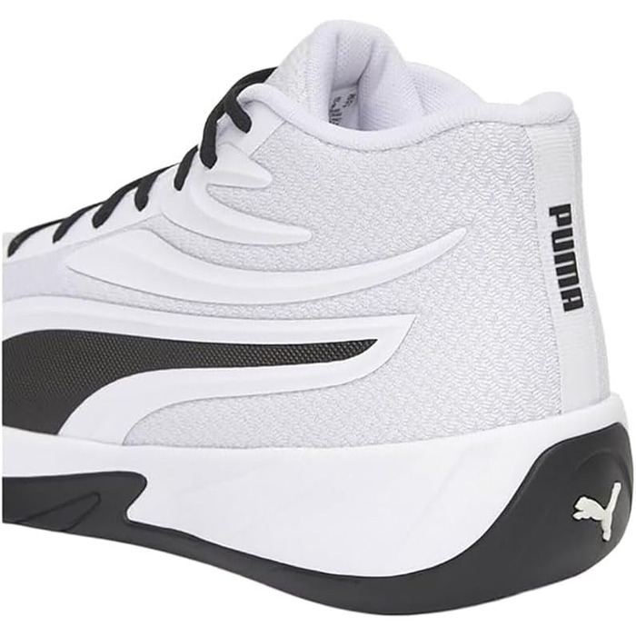 Кросівки PUMA Court Pro для чоловіків, баскетбольні, 45 EU, білий/чорний