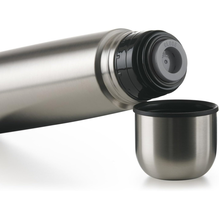 Термос Blumtal 700 мл з нержавіючої сталі - BPA-free, срібний колір. Ізотермічна фляга для напоїв, не протікає.