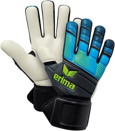 Воротарські рукавички Erima Skinator Match NF 9 чорні/блакитні
